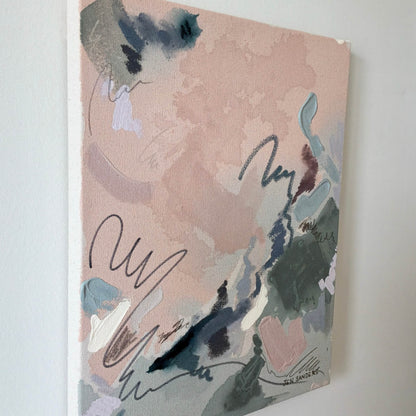 Sage Advice – 16" x 20" – Acrylic and mixed media abstract painting on canvas